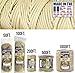 TOUGH-GRID 750lb Buckskin (Desert Sand) Paracord/Parachute Cord - Genuine Mil Spec Type IV 750lb Paracord Used by The US Military (MIl-C-5040-H) - 100% Nylon - Made in The USA. 50Ft. - Buckskin