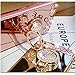 Black Lemon Case for iPhone 7 Plus / 8 Plus, Luxury Crystal Rhinestone Soft Rubber Bumper Bling Diamond Glitter Mirror Makeup Case with Ring Stand Holder (Gold)