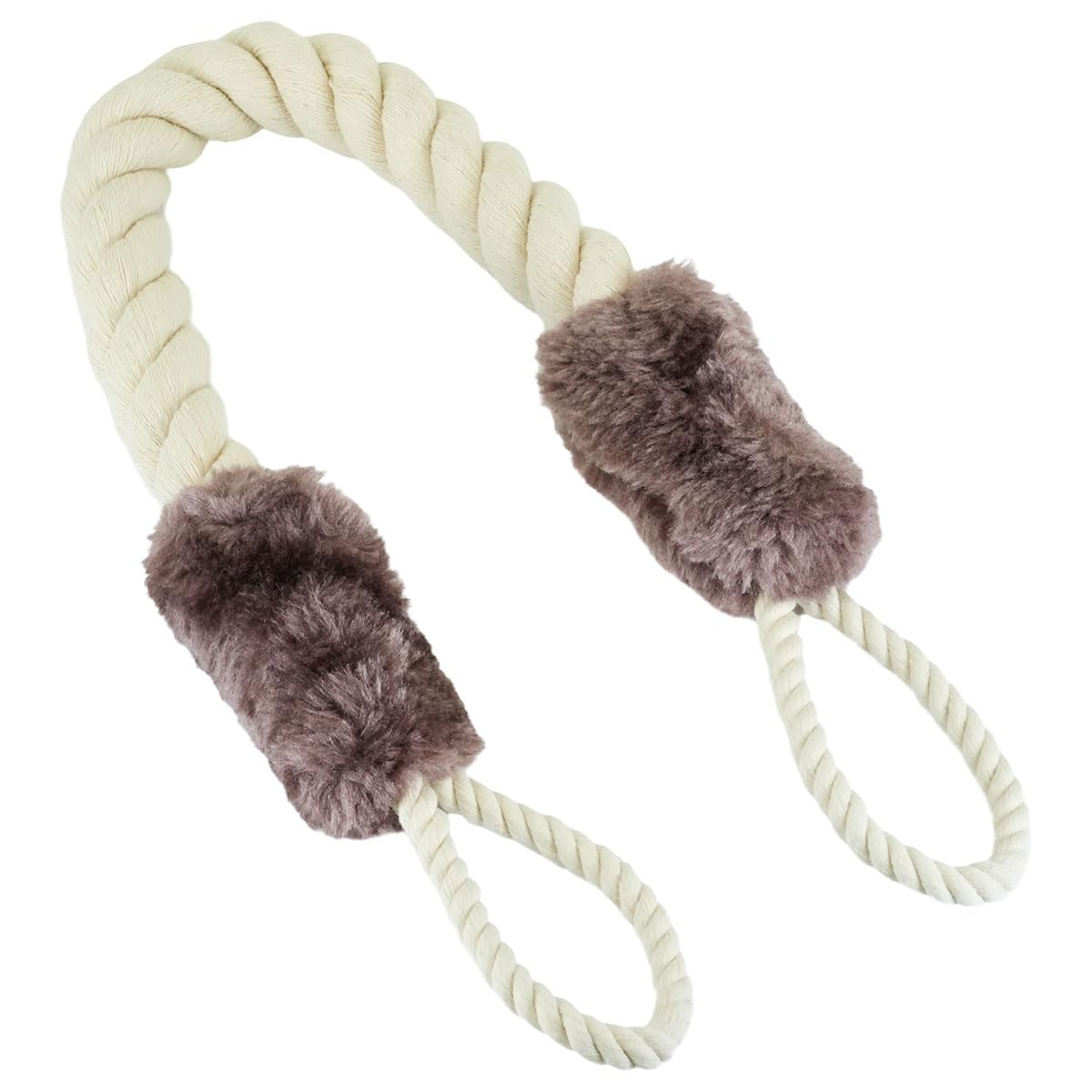 ciciment Anti-Collision Door Stopper Rope, Noise Reducing Door Guard, Anti-Pinch Protection for Door Handles, Safe for Children and Pets (Brown)