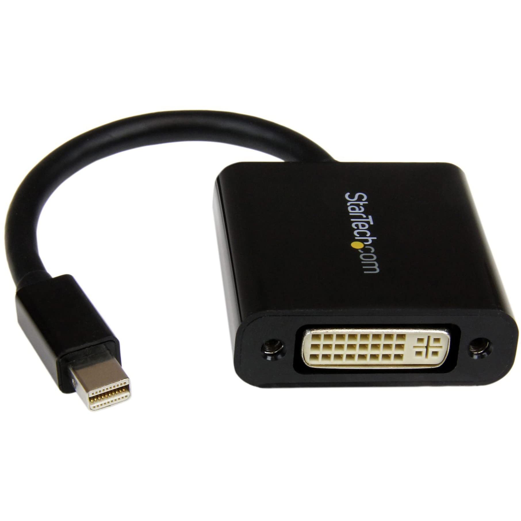 StarTech.com Mini DisplayPort to DVI Adapter - 1920x1200 - 1080p - Dongle - Monitor Adapter - Mini DisplayPort Adapter - Mini DP to DVI (MDP2DVI3) — image 1