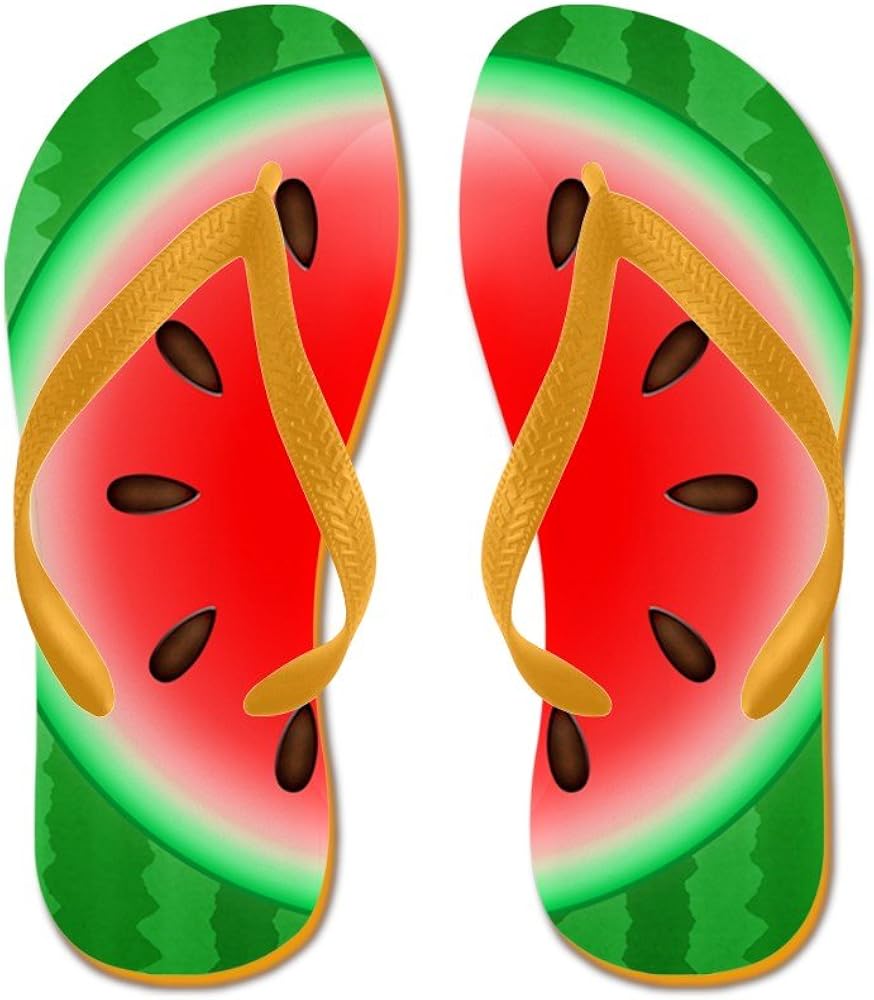 watermelon flip flops
