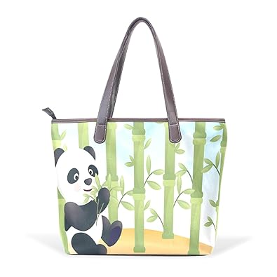 Amazon Ayustyle ハンドバッグ レディース パンダ 赤ちゃん イラスト Amazon Ayustyle ハンドバッグ レディース パンダ 赤ちゃん イラスト