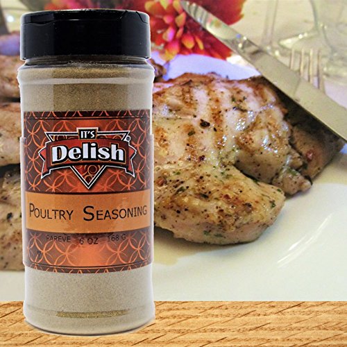 POULTRY SEASONING BY ITS DELISH, 6 OZ. MEDIUM JAR