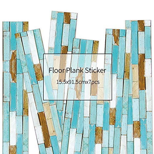 Vinyl Floor Wall Tiles Floor Sticky Back Sticker, NonSlip Floor Tiles