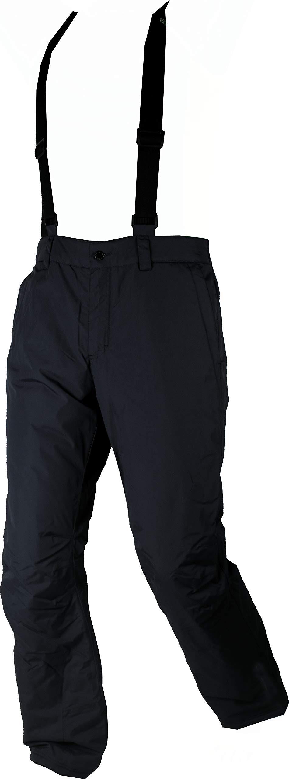 Brand Fusion Pantz Women Lady Ski Pantz Salopettes - Black, 12