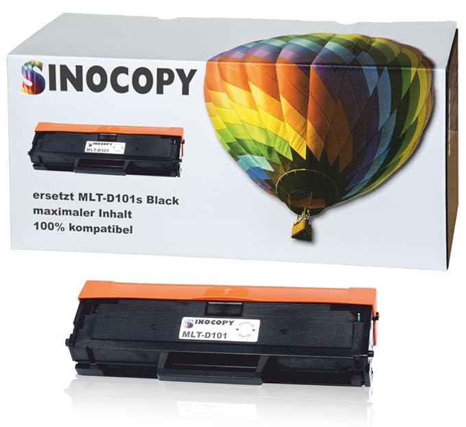 SinoCopy Black XXL Toner für Samsung MLT-D101S/ELS für Samsung ML2160, ML2165, ML2165W, ML2168, SCX3405W, SCX3405FW, SCX3405F