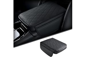 Car Center Console Cover for Nissan Frontier 2022 2023 2024 2025, Leather Middle Console Protector Car Armrest Storage Box Ma