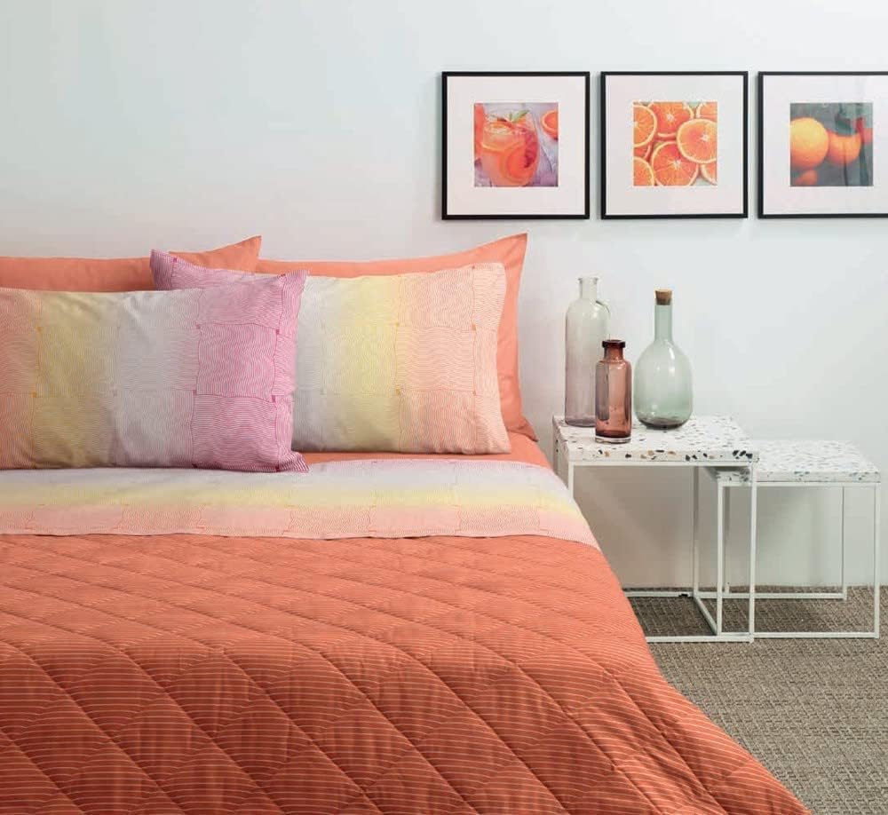 Bassetti Dream INDI double bed linen in cotton variant Orange