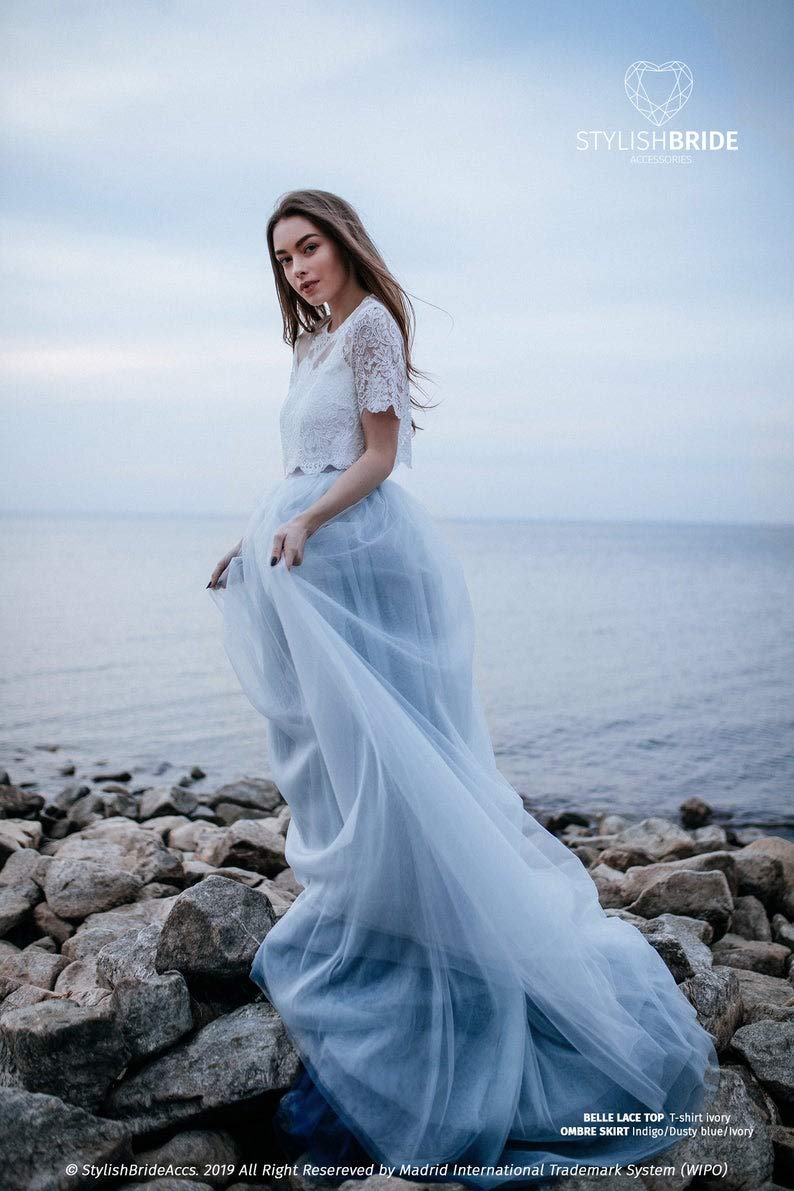 wedding tulle skirt and top