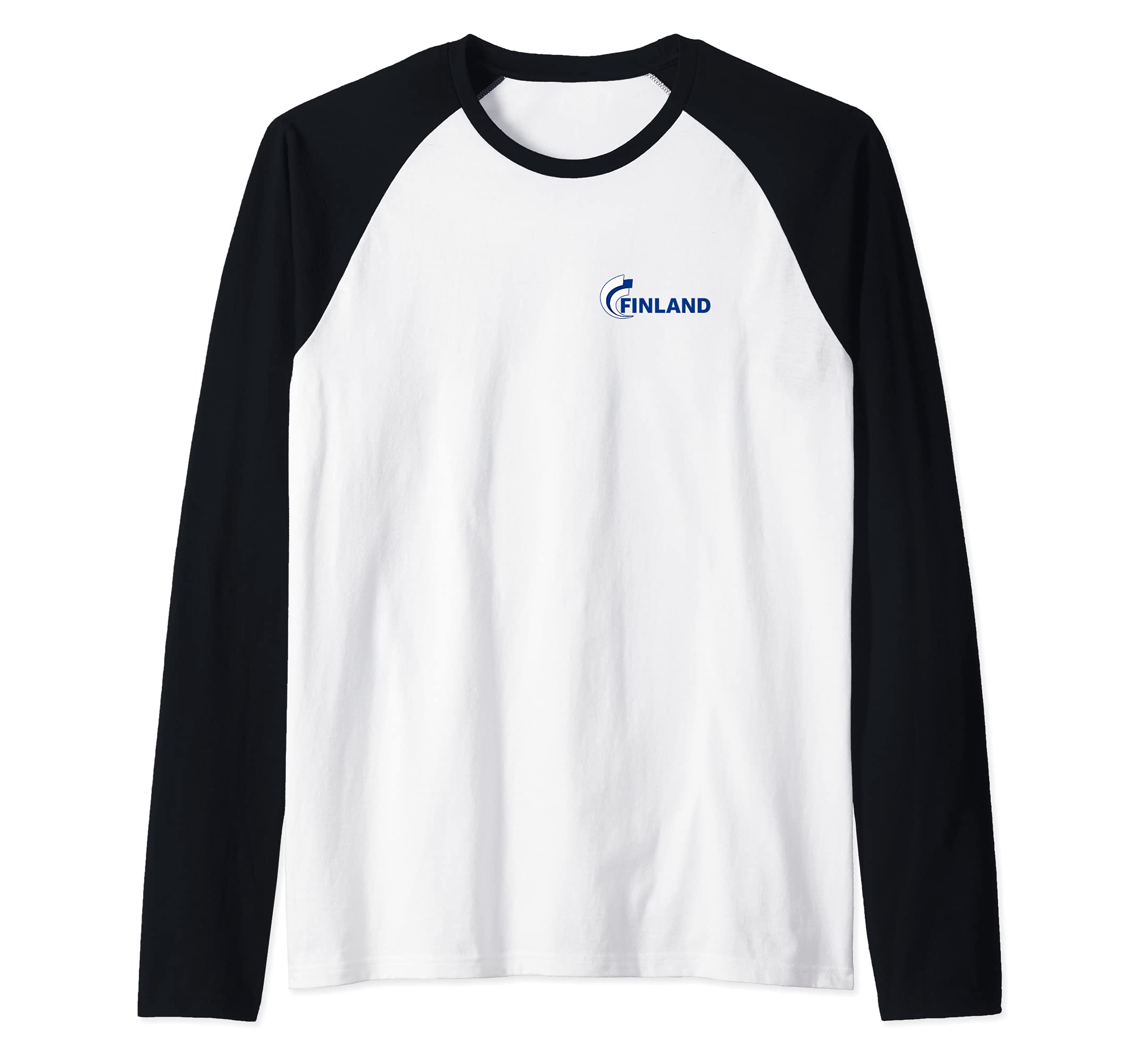 Flag Finland Raglan Baseball Tee