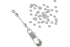 Maxcatch Tippet Rings 100 PCS Fly Fishing Trout Leader and Tippet Line Connectors 2mm