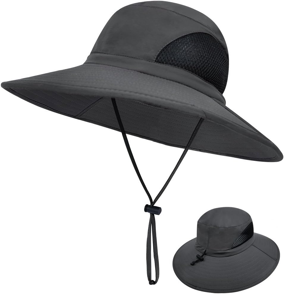 LETHMIK Outdoor Waterproof Boonie Hat Wide Brim Breathable Hunting Fishing Safari Sun Hat