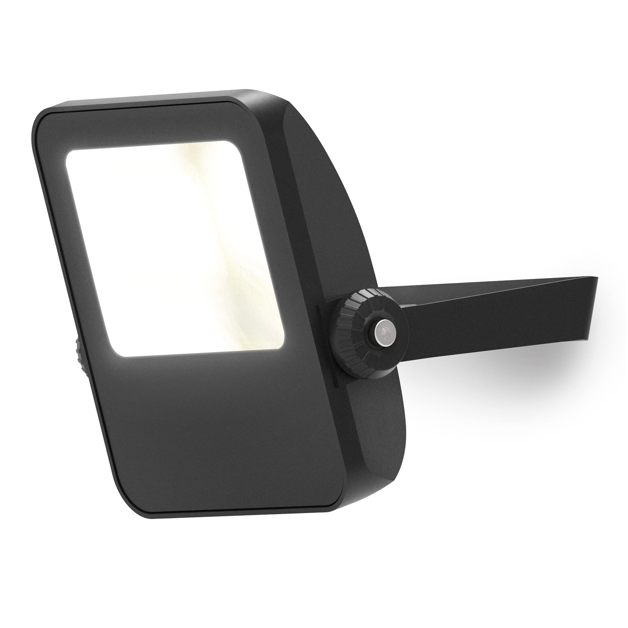4lite Outdoor Floodlight (Black) 2400lm IP65 Rated LED Integrated 20W Flood Light - 4L2/1021-4Yr Guarantee