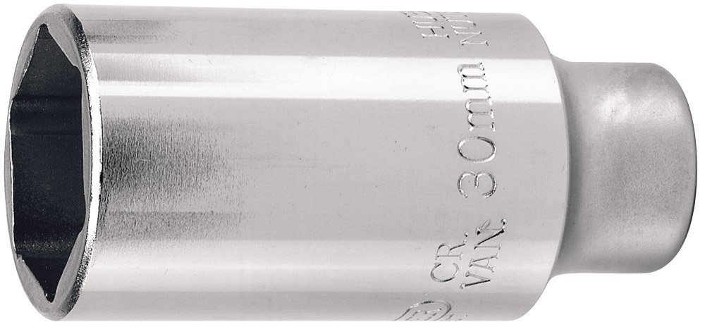 Draper 22192 Expert Hub Nut Socket, 30mm, 1/2" Square Drive, Blue