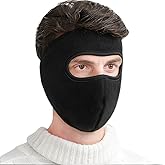 xbuk Winter Fleece Ski Mask for Women,Balaclava Face Mask Men Full Face Coverings Warm Mask,Winter Riding Windproof Mask