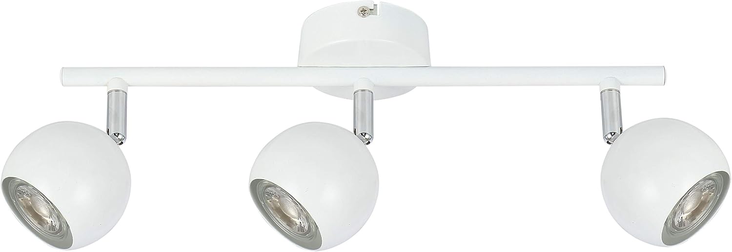 GU10 Retro 3 Way Adjustable Round Eyeball Straight Bar Spotlight Led