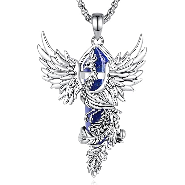 Collier Femme Argenté – Cristal Bleu Turquoise Et