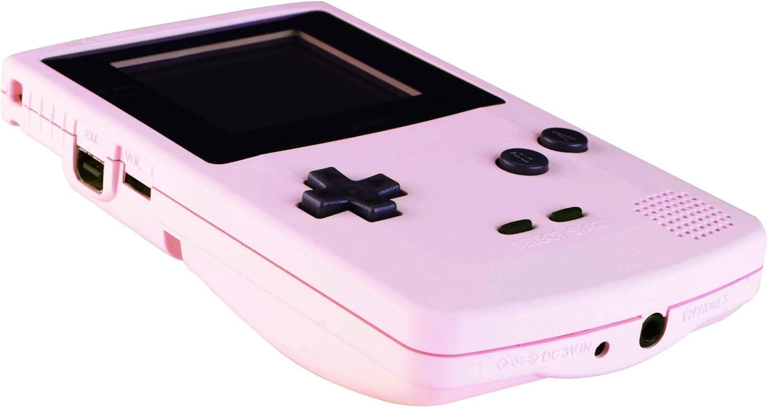 eXtremeRate Sakura Pink Soft Touch GBC Replacement Full Housing Shell Cover w/Buttons Screws Screwdriver Tools Set for Gameboy Color - Handheld Game Console NOT Included: Computers & Accessories