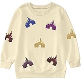 FRELPIXO Magical Sweatshirts for Girl: Magic Kingdom Prinecess Tshirt Fleece Princess Sweater Vacation Trip Pullover Top
