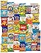 Ultimate Snacks Chips Cookies Candy Variety Assortment Pack Bulk Sampler Care Package by Variety Fun (65 Count)