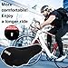 DAWAY Comfortable Bike Seat Cover - C7 Soft Gel & Foam Padded Exercise Bicycle Saddle Cushion Men Women Kids, Fit for Peloton, Stationary Bike, Mountain Road Bikes, Outdoor Cycling
