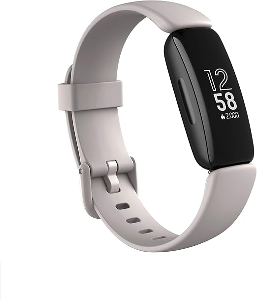 Fitbit Inspire 2 - Pulsera de salud y actividad física con ritmo cardiaco continuo, 1 año del servicio Fitbit Premium incluido y 10 días de batería, ...