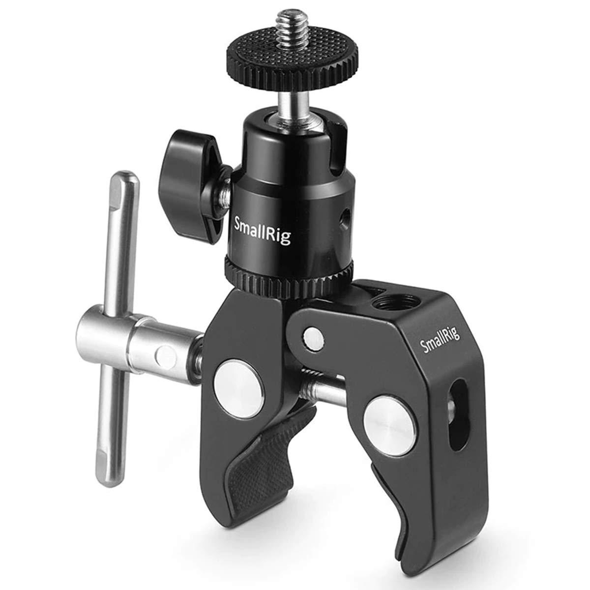 SMALLRIG Super Clamp with Ballhead mount for Camera Monitor, LED light - 1124
