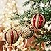Valery Madelyn 40ct Luxury Red Gold Shatterproof Christmas Ball Ornaments Decoration,Themed with Tree Skirt(Not Included)