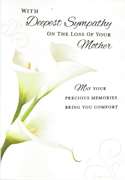 Loss of Your Mum Sympathy Card Amazon.co.uk Office Products