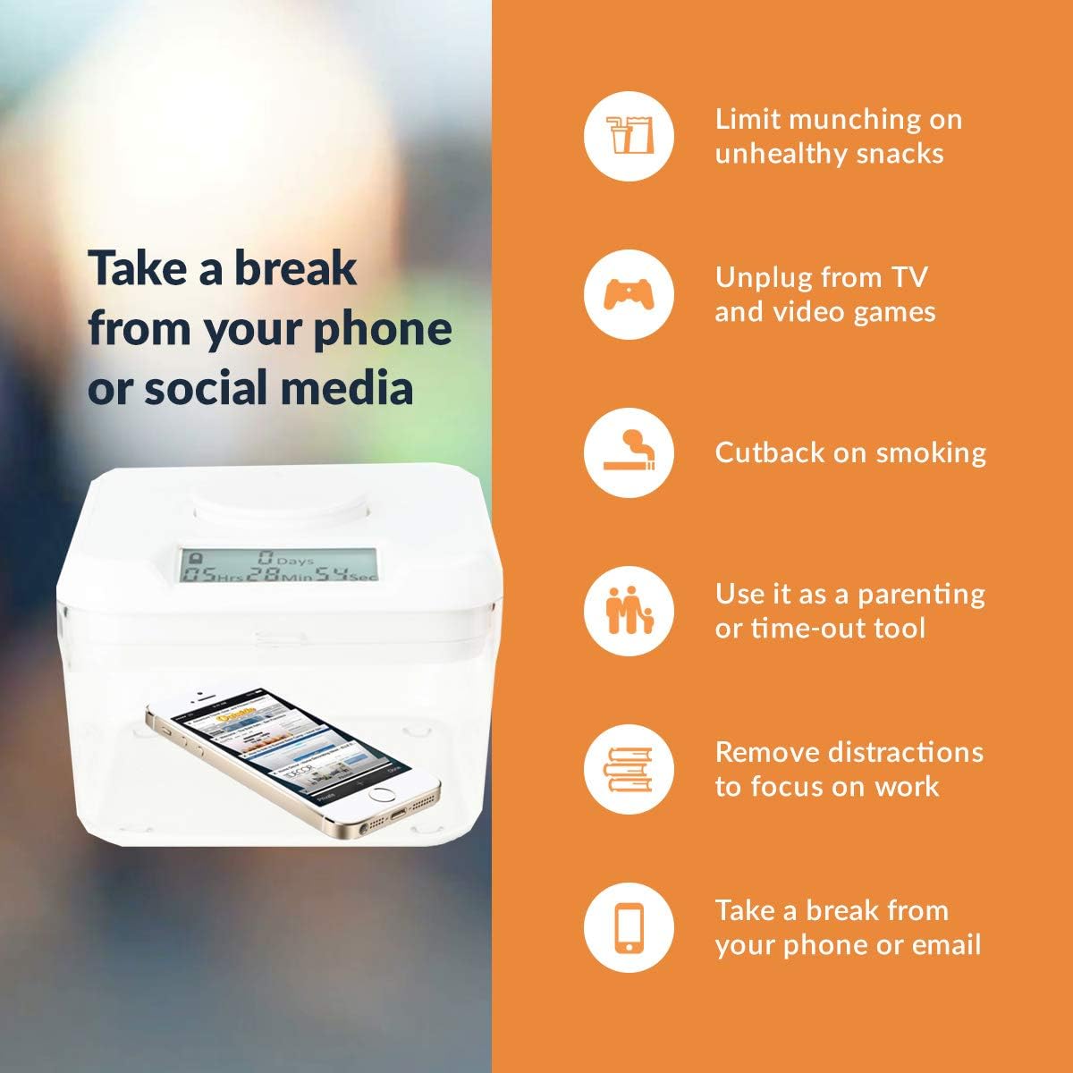 kSafe: Cell Phones Time Locking Container - BigaMart