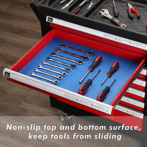 CASOMAN Professional Grade High Grip Tool Box Liner, Drawer Liner, and