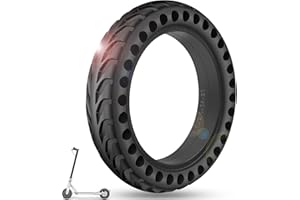 BANGTING 2PCS Upgrade 50/75-6.1 Electric Scooter Solid Tires, 8.5x2.0 Tires Tubeless for Gotrax GXL V2/XR/APEX, 8 1/2 x2 Tire Replacement for Hiboy S2, Xiaomi 3 Lite/3/Pro 2/1s/M365 (Black 1 PCS)