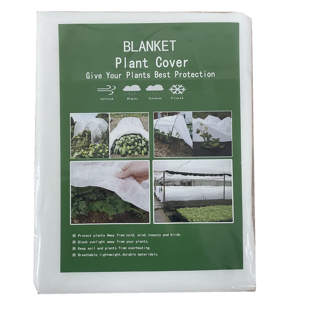 LALYSUDONG Plant Covers Freeze Protection, 2m x 5m Winter Frost Cover Plant Blanket for Outdoor Plants Floating Row Cover, Rectangle Blankets Protect from Insect Birds