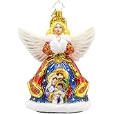Christopher Radko Hand-Crafted European Glass Christmas Tree Decorative Ornament, Nativity Guardian