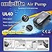Uniclife Aquarium 64 GPH Air Pump with Dual Outlets Adjustable Quiet Oxygen Aerator Pump for 10-60 Gallon Buckets Fish Tanks and Small Ponds