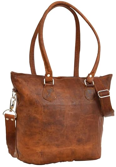 pranjals house genuine leather tote shoulder handbag
