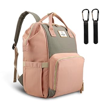 Pipi bear Baby Wickelrucksack Große Kapazität Reise Rucksack?Multifunktions Wickeltasche mit Wasserdichter Stoff und Isolieru