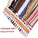 YEESAM ART New Cross Stitch Kits Advanced Patterns for Beginners Kids Adults - Christmas Stockings Deer Birds Animals - DIY Needlework Wedding Christmas Gifts (Animals, White)