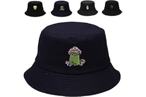 GADFARY Cotton Bucket Hat for Women Men Summer Travel Sun Beach Bucket Cap, Unisex Outdoor Fisherman Hat