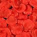 Mintbon 300 Silk Rose Petals Wedding Flowers Decoration Leaves (Red)