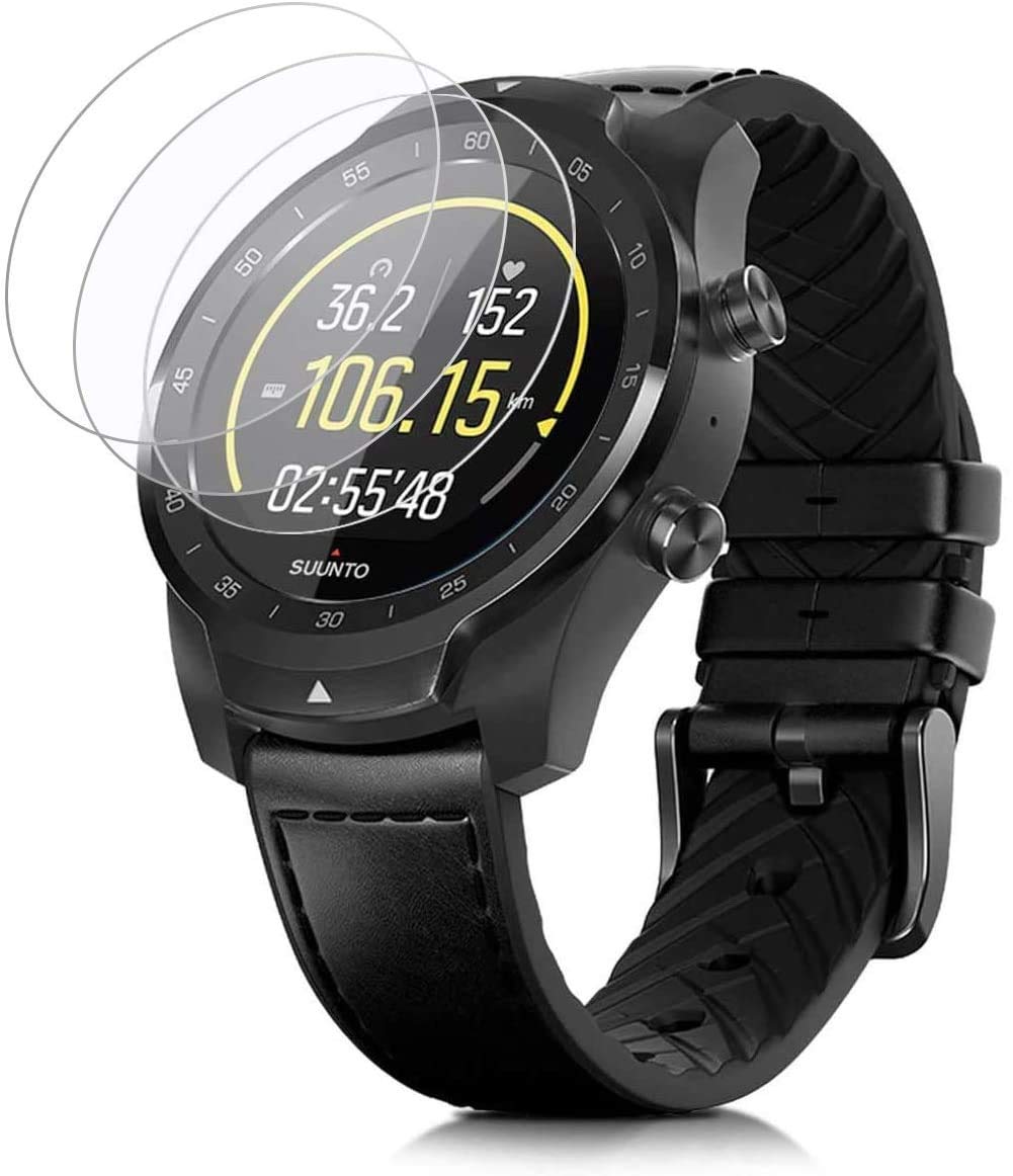 FINENIC Universal Round Watch HD Screen Protector. Anti-Scratch, Anti-Fingerprint, Tempered Glass (31mm Diameter) (3 Pack)