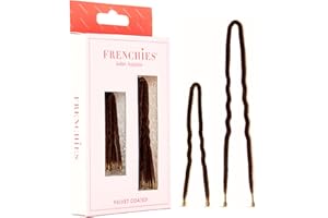 Frenchies Ultra Flocked Extra Soft French Twist Hair Pins for Women, Girls, Teens Buns, Wedding Hair Accessories, Womens Updo