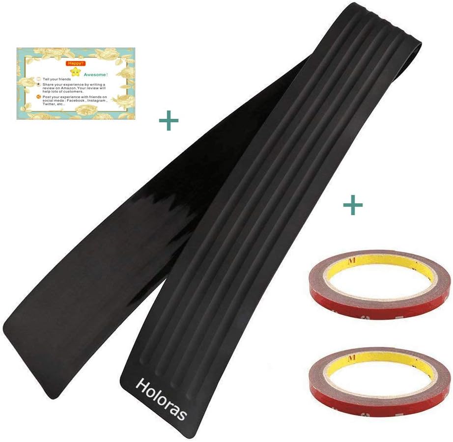 EverBrightt Trunk Rubber Protection Strip Car Rear Bumper Protector