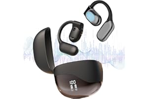 AINAC Ai Translating Earbuds, Wireless Bluetooth Translation Earbuds Real Time Open Ear AI Translator Earbuds, 144 Language Translator Pods for Android iOS and Travel Business Use (Black)