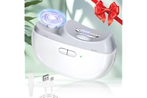 LOQOMI Electric Nail Clipper 2 in 1 Design, Automatic Baby Nail Trimmer with Light & 2 Speeds, Nail Polisher, USB Rechargeable Safety Electric Nail File for Babies, Kids, Adults and Seniors