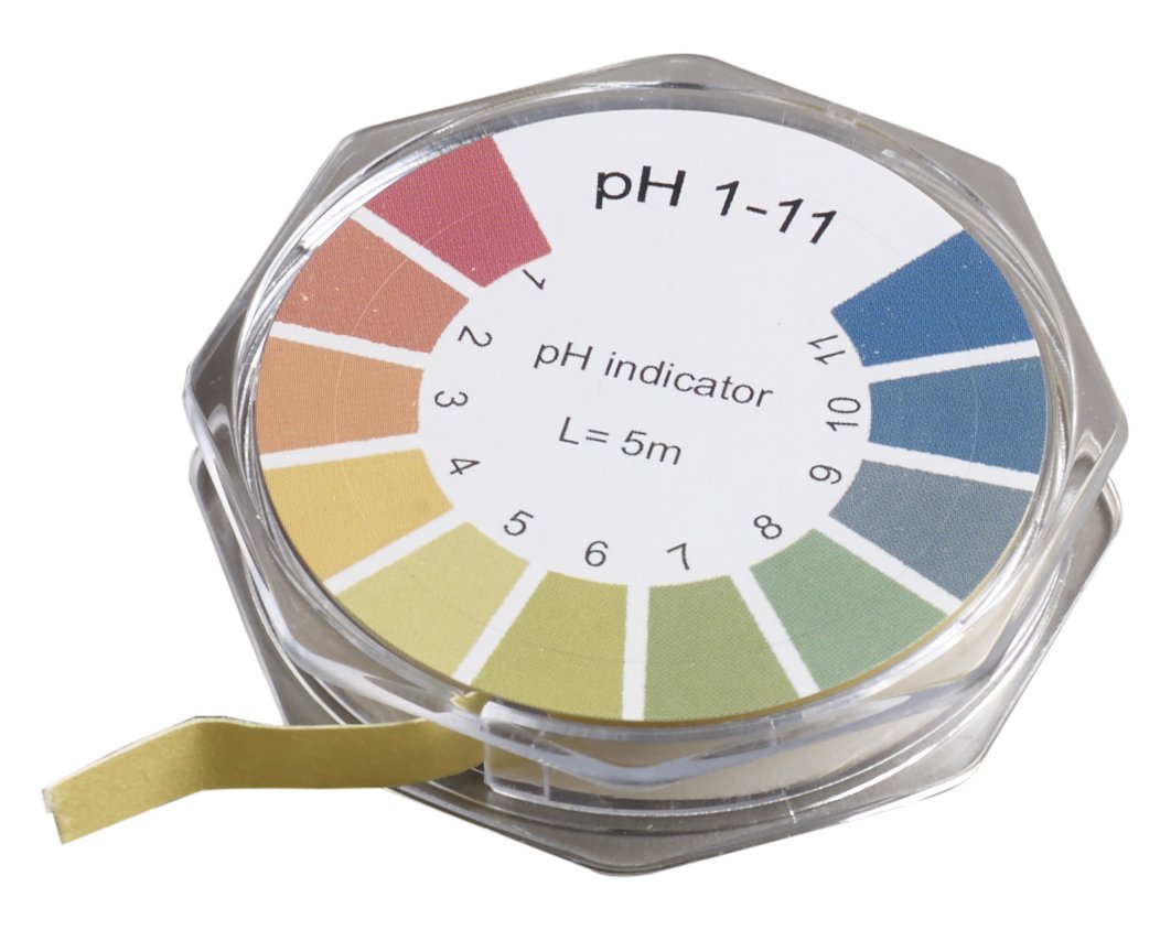 Camlab 1171258 Universal Indicator Paper, pH 1-11, 7 mm x 5 m