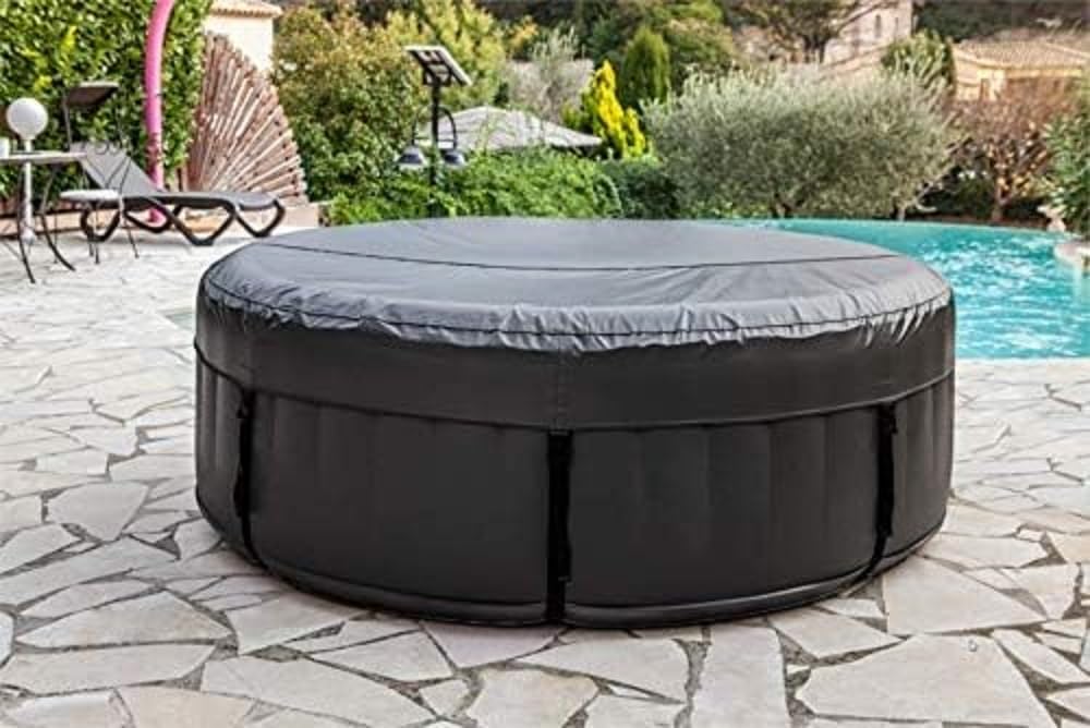 N NETSPA SPARO Cover For Spa, Anthracite, 165 cm x H 70 cm