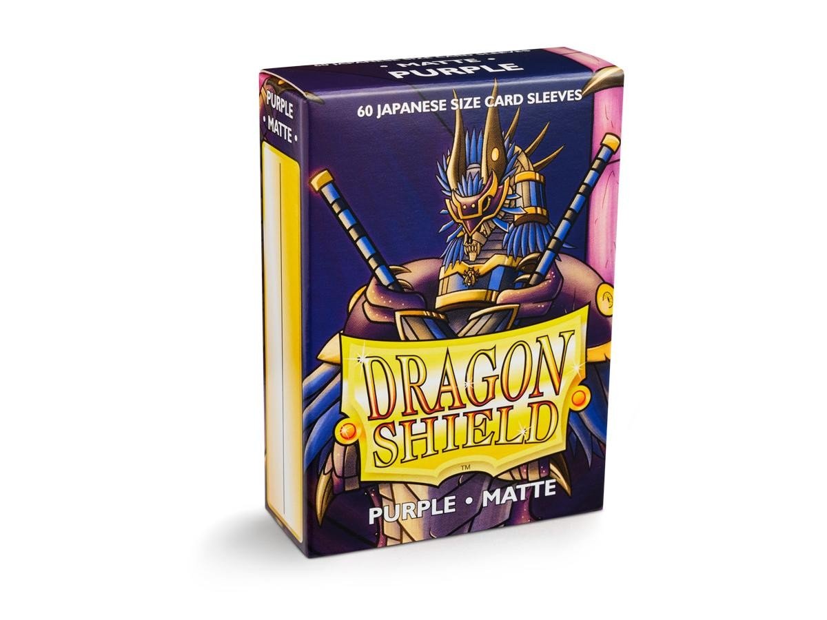 Dragon Shield Small Sleeves - Japanese Matte Purple (60 Sleeves)
