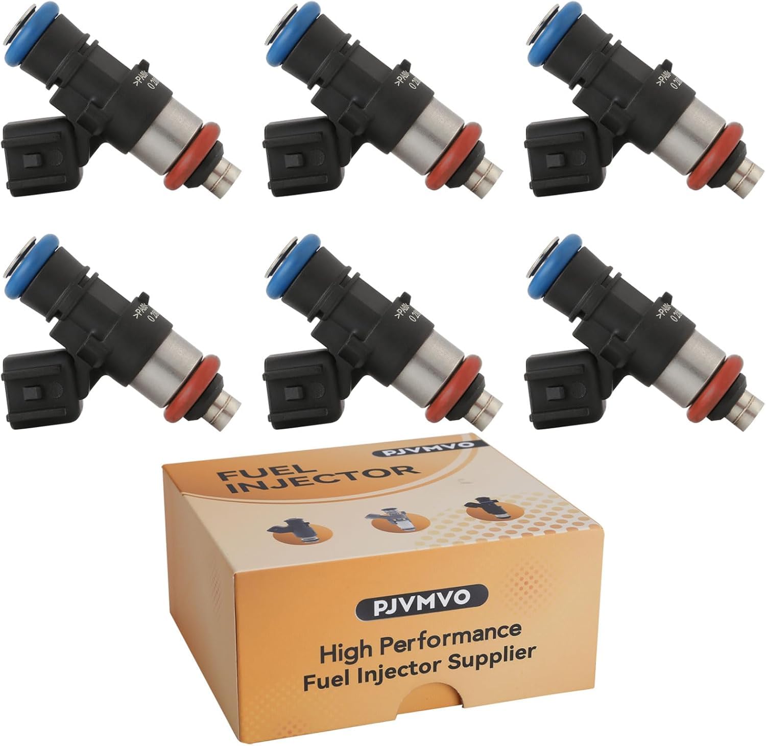 Photo 1 of 0280158191 OE Performance Fuel Injectors,Compatible with/Ford 3.5L F150 Explorer Edge Flex Mustang 2011 2012 2013 2014 2015 2016 2017 2018 2019 |3.5 TIVCT| |3.7 DOHC/PFI NA| |4 Holes| |Set of 6|