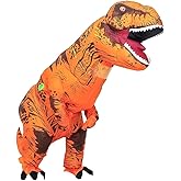 MASTAOUTDOOR Inflatable Halloween Dinosaur Costume Adult Fancy Dinosaur Suit Blow up Trex Costume Full Body Dino Costume